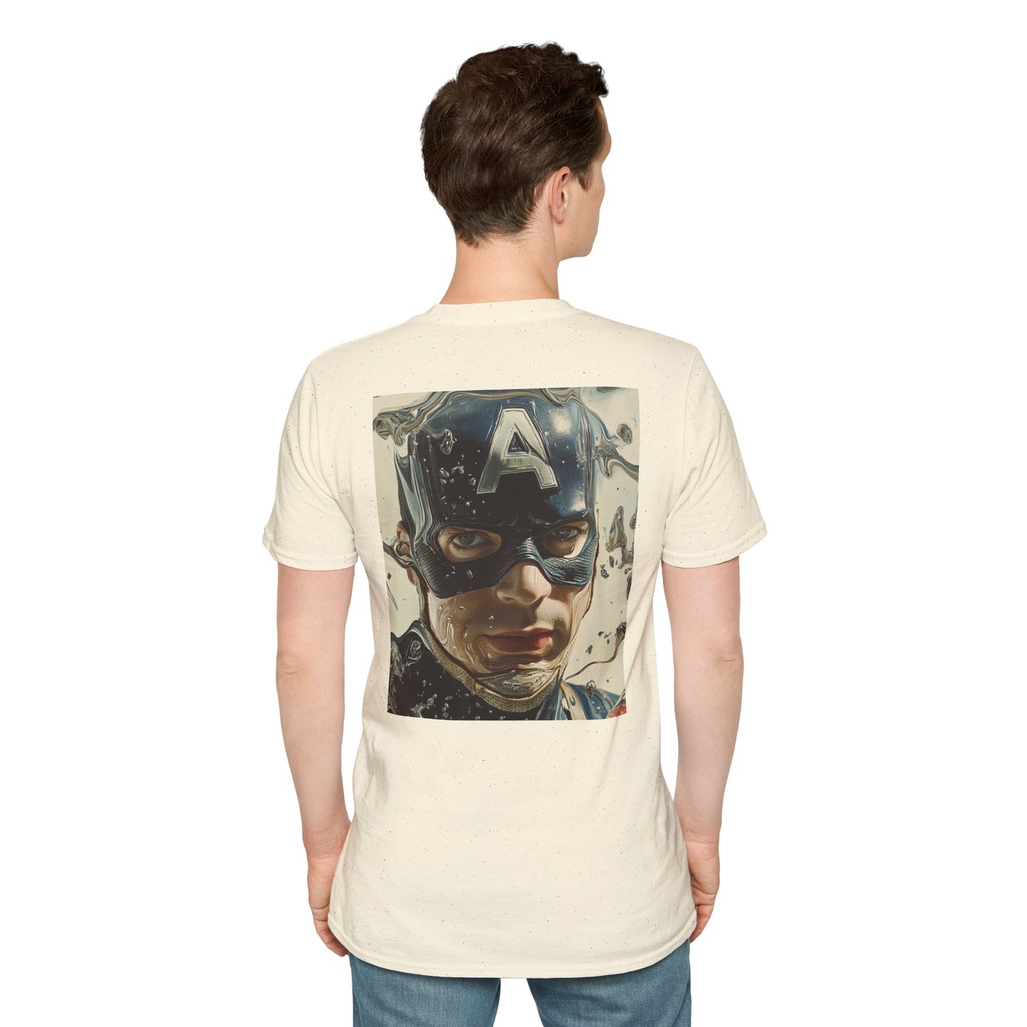 Copy of  Captain daliV4 Graphic T-Shirt – Fun Gift for Superhero Fans, Unisex Fashion Tee, Streetwear, Birthday Present, Comic Book Enthusiast