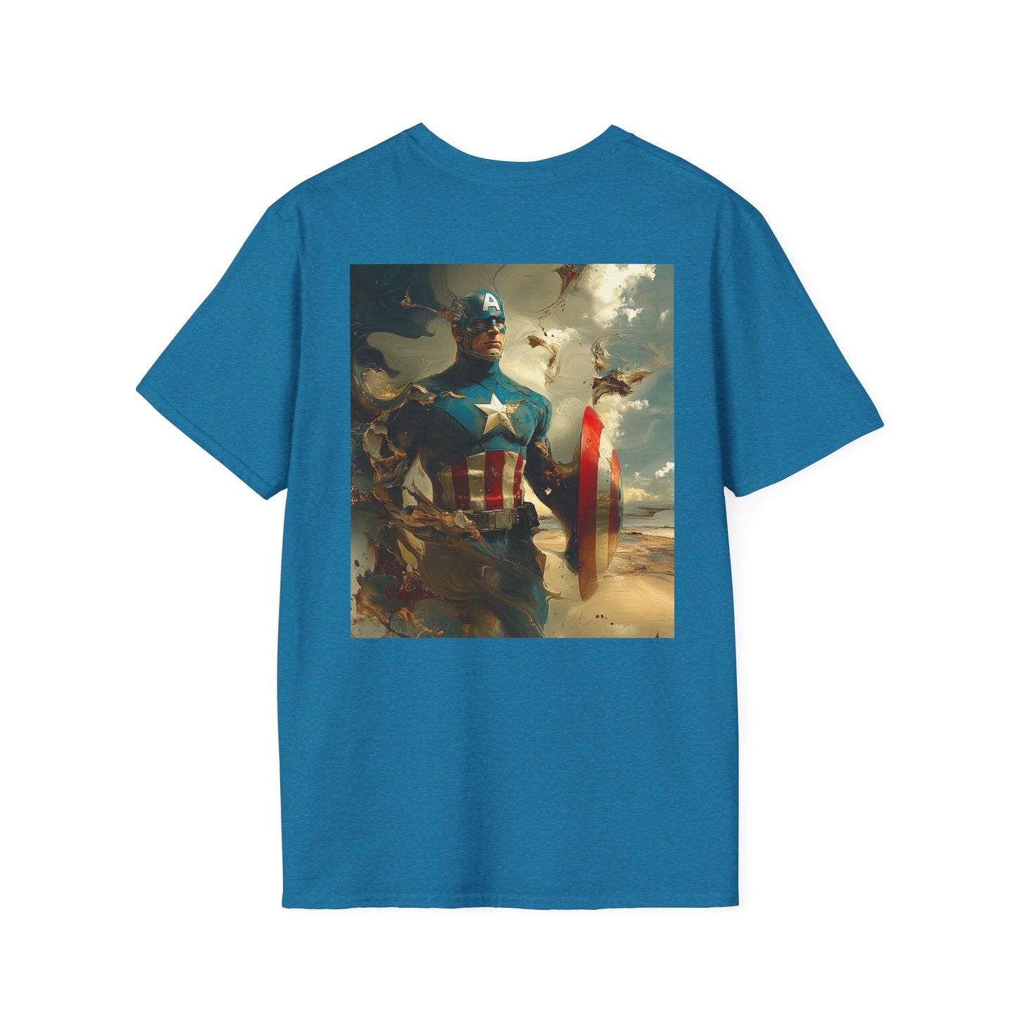 Captain daliV2 Graphic T-Shirt – Fun Gift for Superhero Fans, Unisex Fashion Tee, Streetwear, Birthday Present, Comic Book Enthusiast