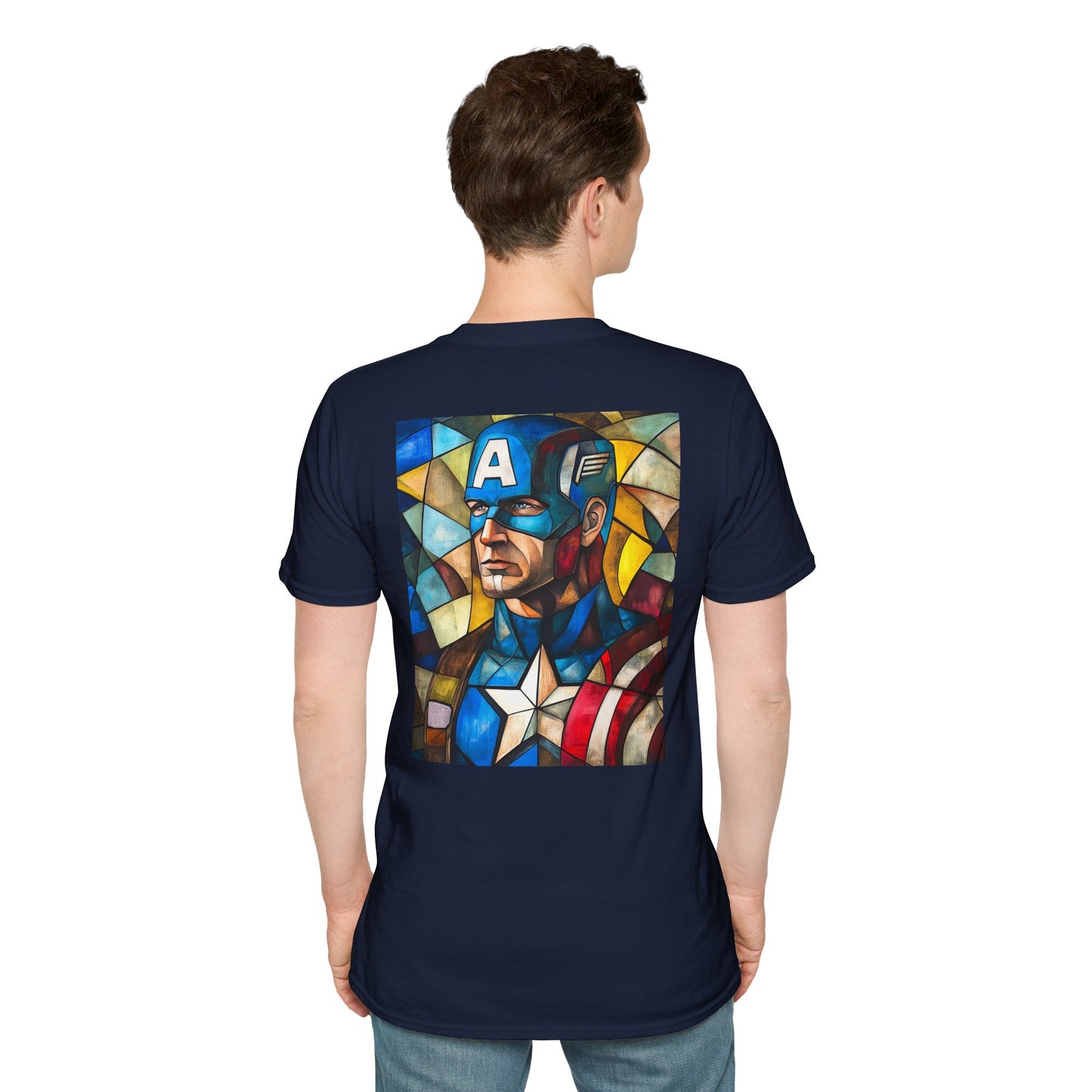 Captain picassoV2 Graphic T-Shirt – Fun Gift for Superhero Fans, Unisex Fashion Tee, Streetwear, Birthday Present, Comic Book Enthusiast