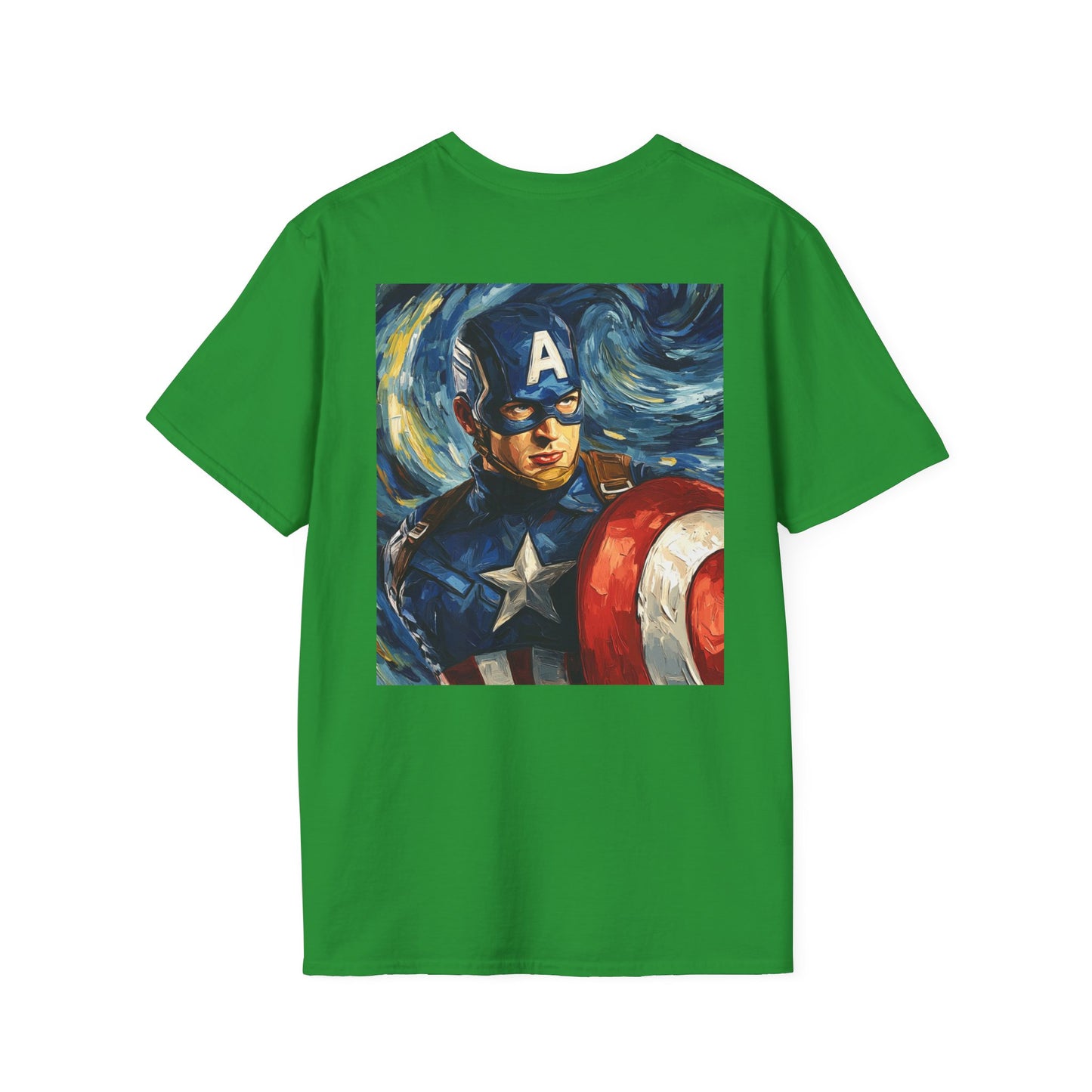 Captain America Artistic Unisex T-Shirt, Superhero Apparel, Graphic Tee, Gift for Fans, Marvel Merchandise, Casual Wear