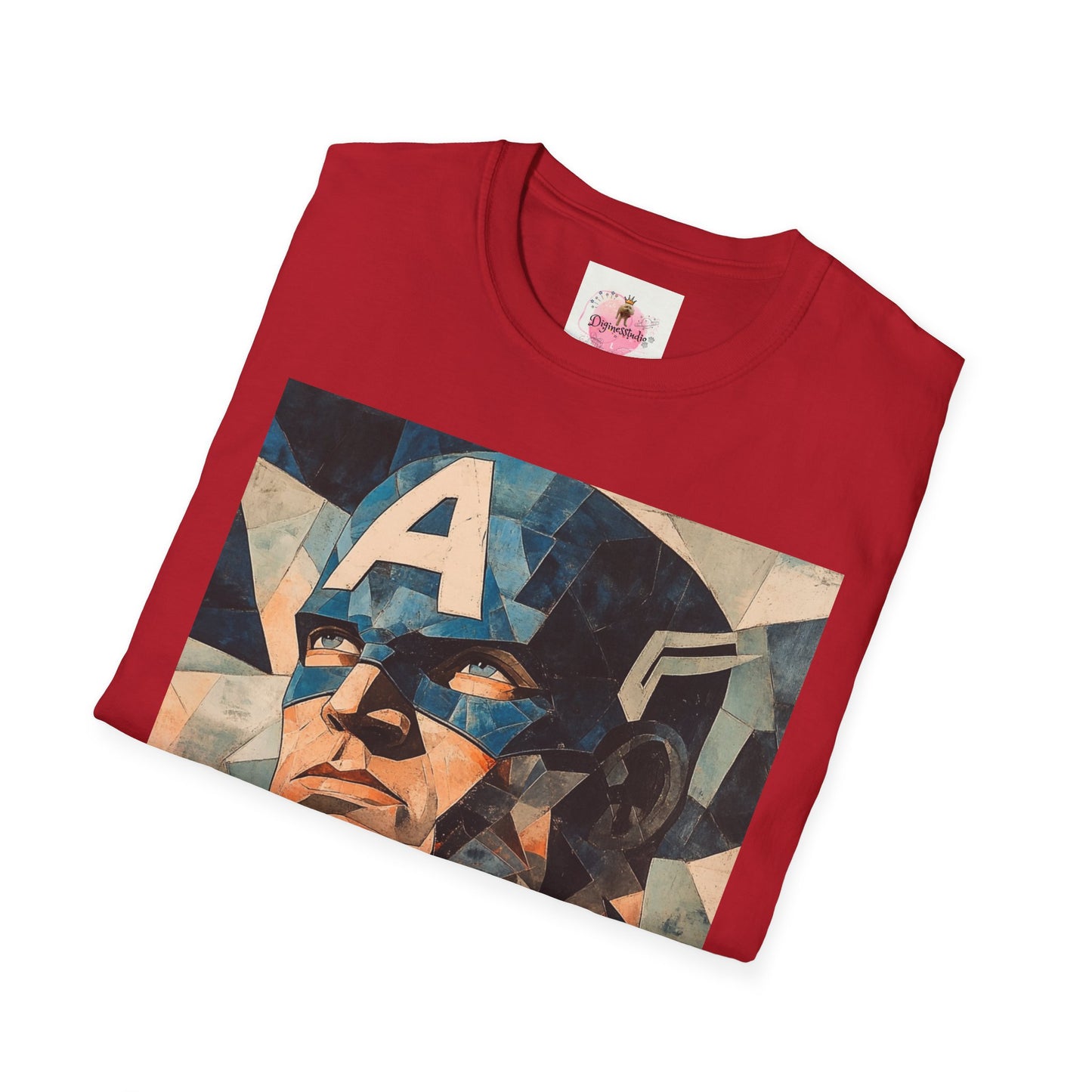 Captain picassoV4 Graphic T-Shirt – Fun Gift for Superhero Fans, Unisex Fashion Tee, Streetwear, Birthday Present, Comic Book Enthusiast