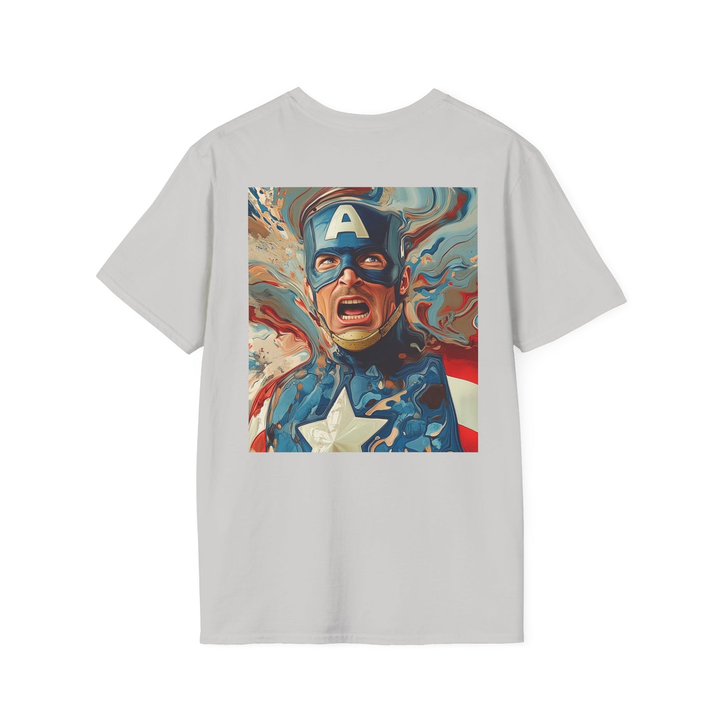 Captain daliV1 Graphic T-Shirt – Fun Gift for Superhero Fans, Unisex Fashion Tee, Streetwear, Birthday Present, Comic Book Enthusiast