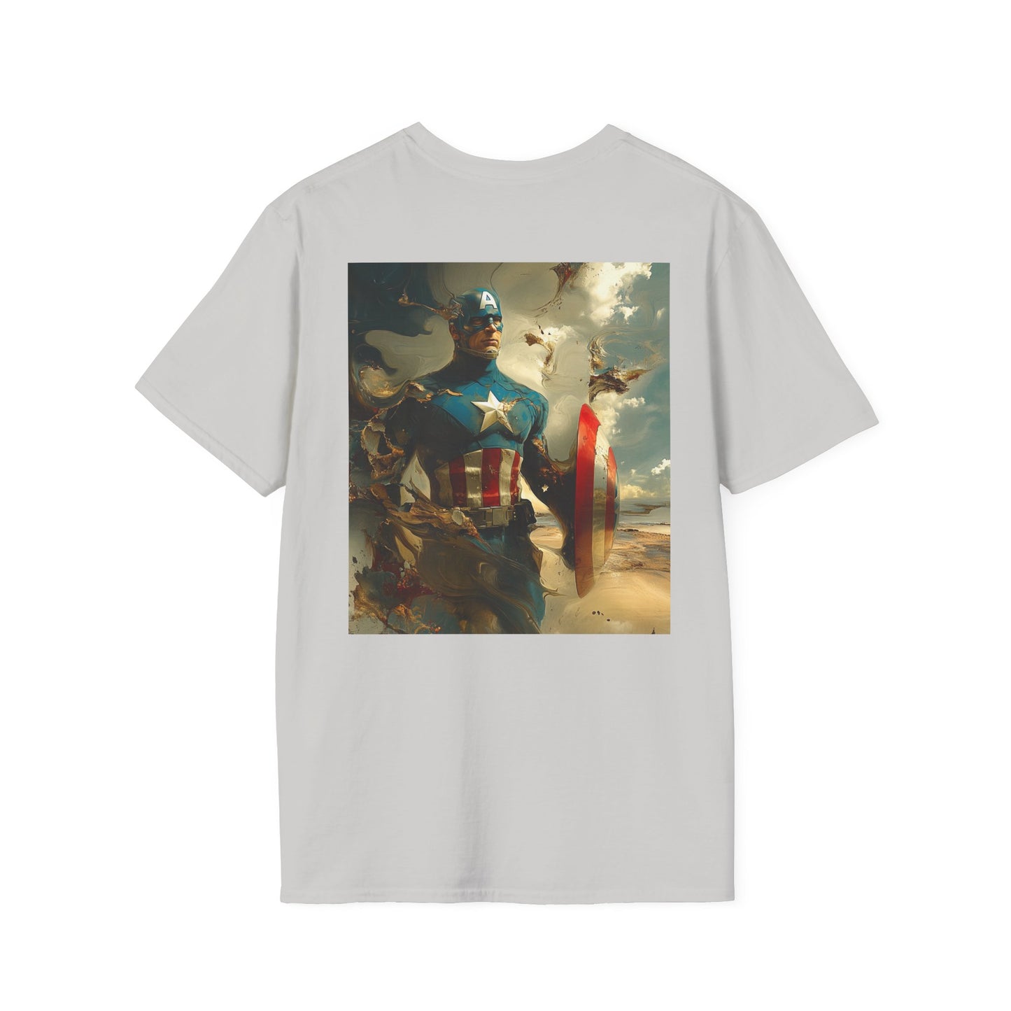 Captain daliV2 Graphic T-Shirt – Fun Gift for Superhero Fans, Unisex Fashion Tee, Streetwear, Birthday Present, Comic Book Enthusiast